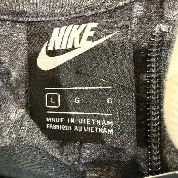 Nike NWT Training FullZip Lightweight Hoodie Womens Large HeatherGray Athleisure - Picture 3 of 7